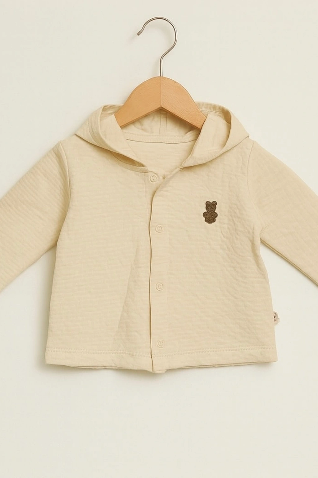 Bebitof Armalı Kapüşonlu Hırka