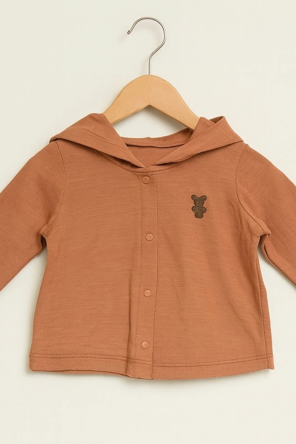 Bebitof Armalı Kapüşonlu Hırka