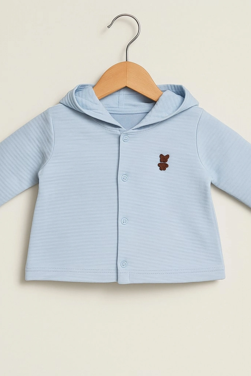 Bebitof Armalı Kapüşonlu Hırka