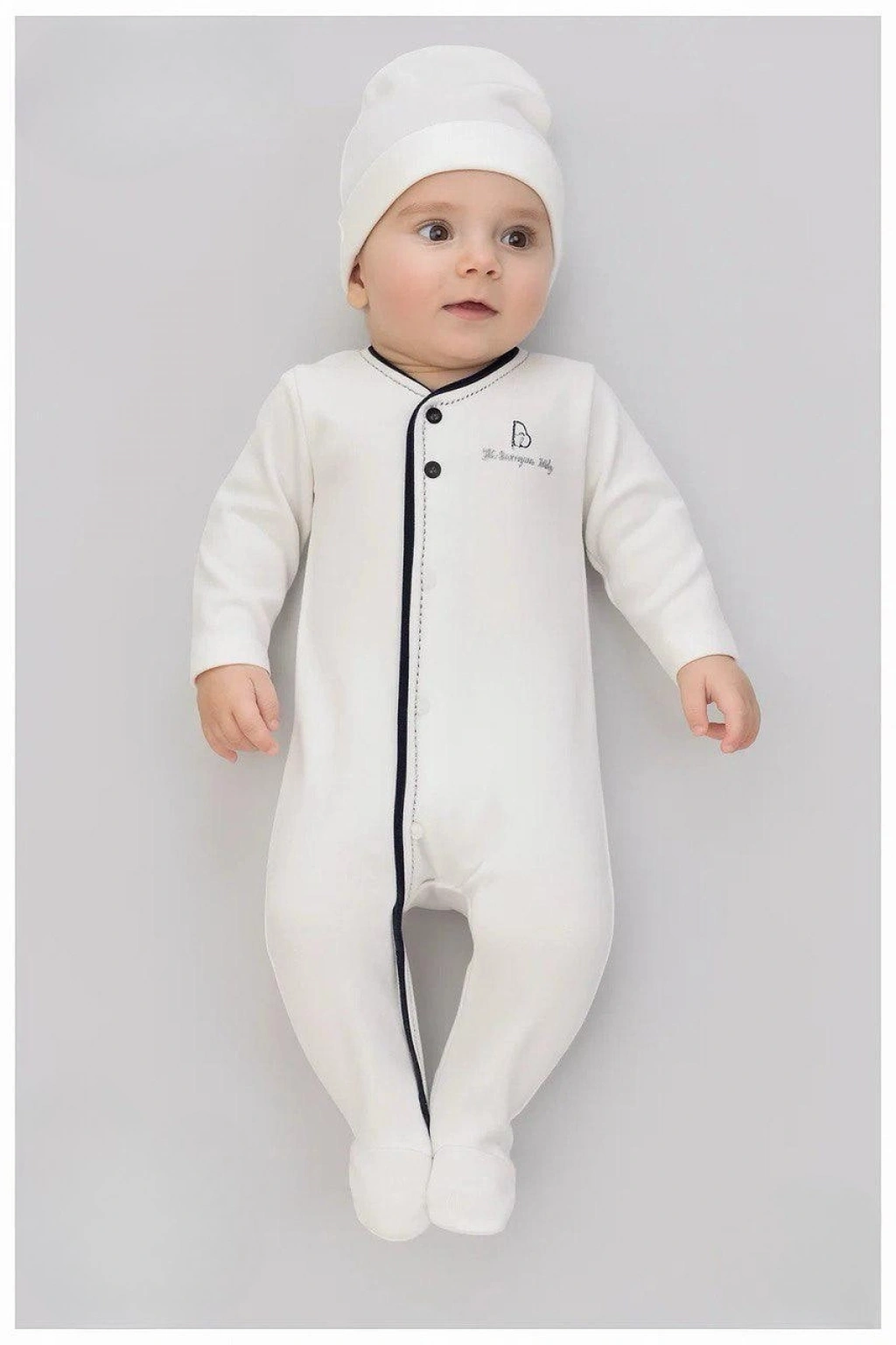 Begisa Şeritli Patikli Bebe  Tulum