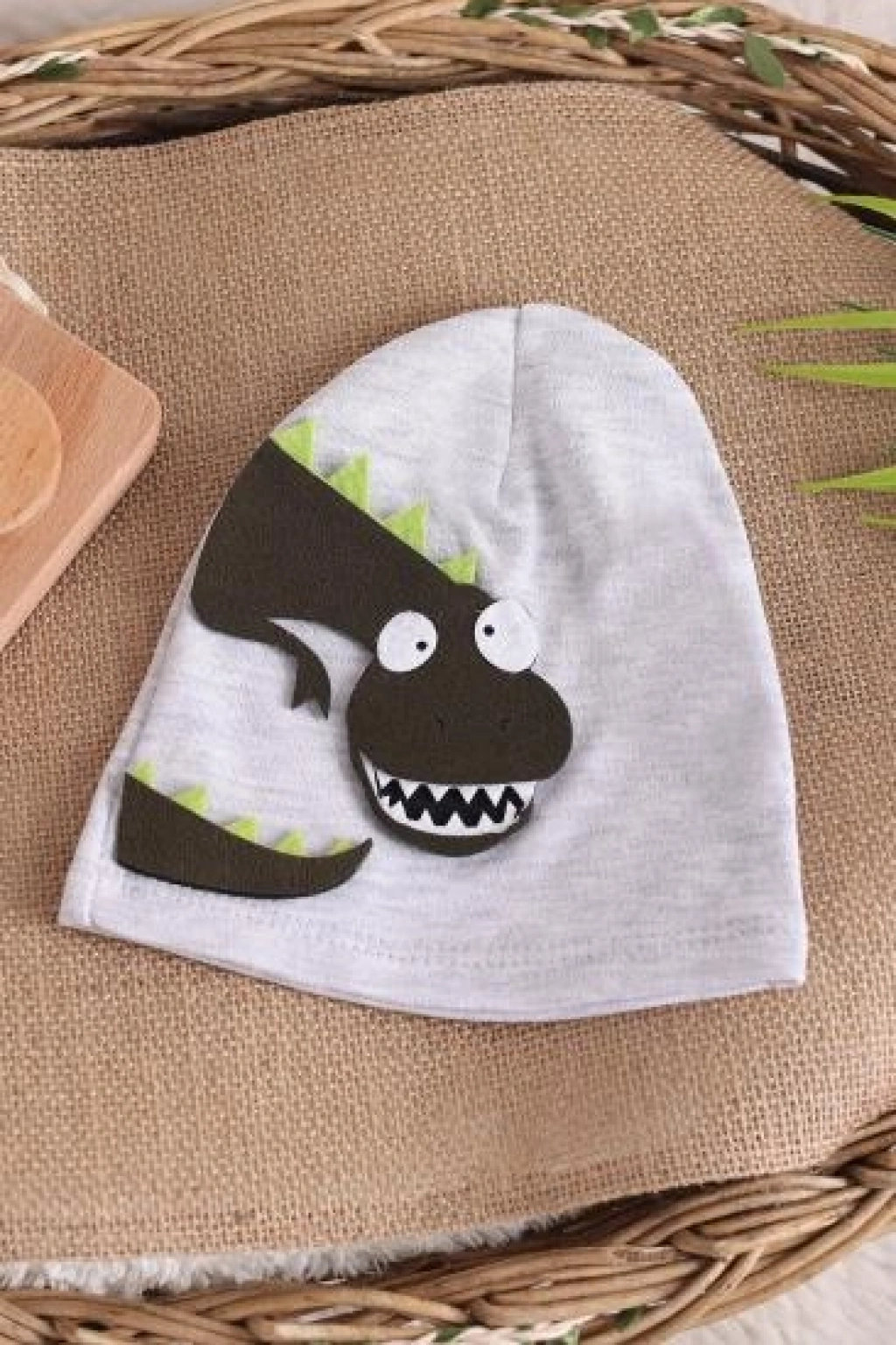 Defne Animals Figürlü Bebe Penye Şapka