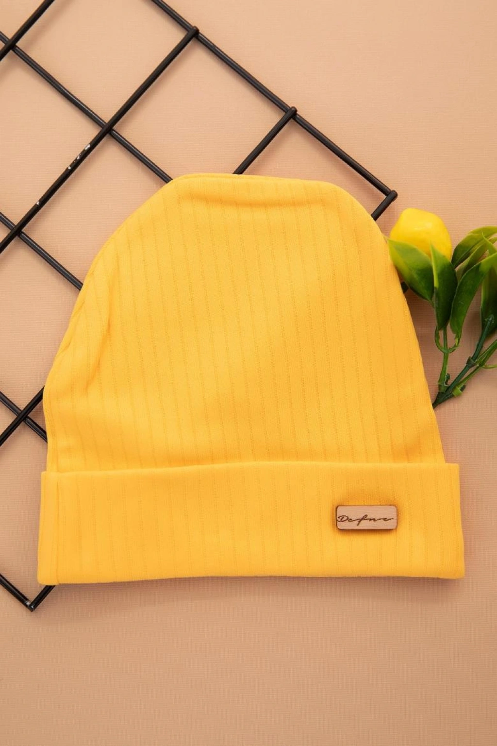 Defne Armalı Bebe Penye Şapka