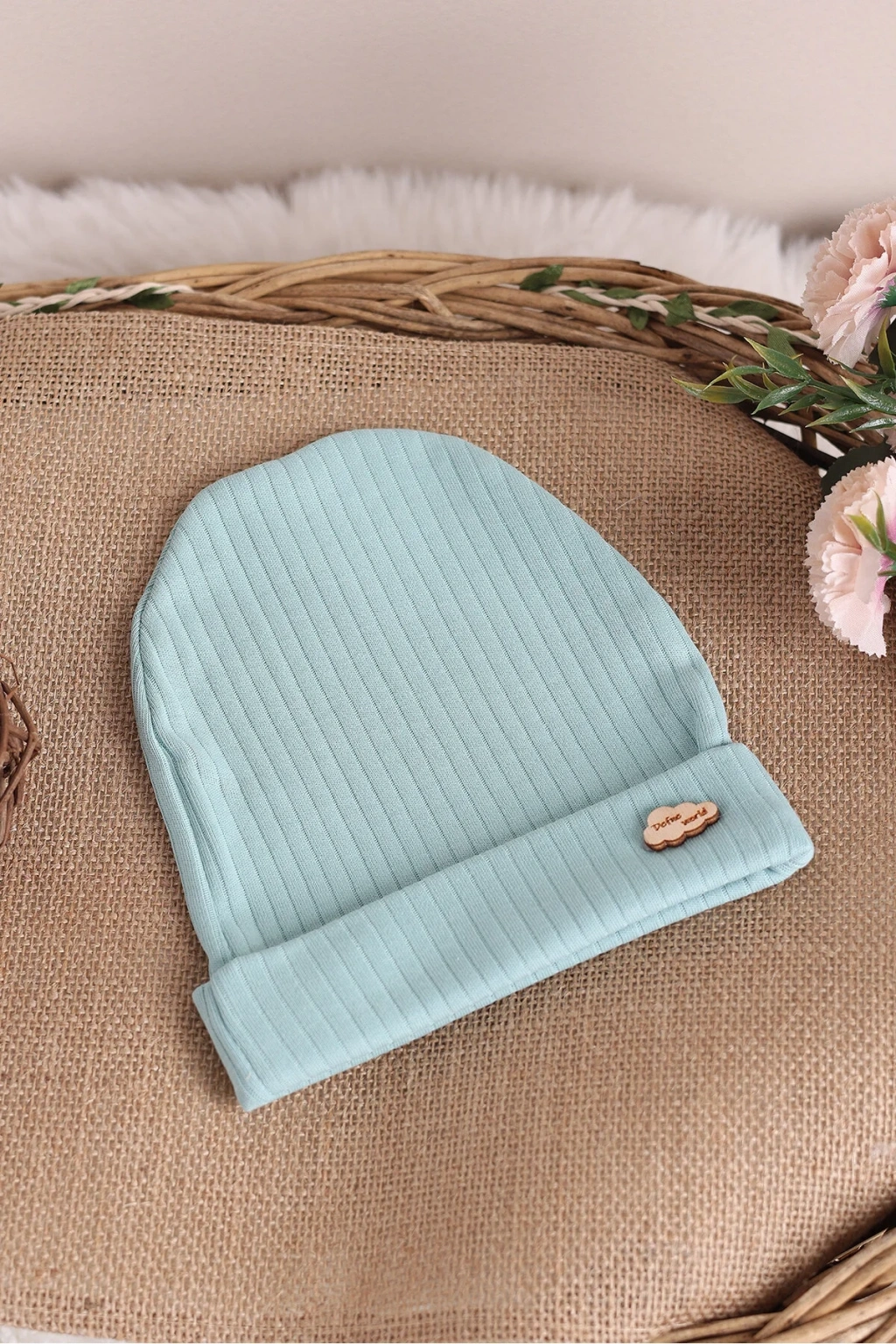 Defne Armalı Bebe Penye Şapka