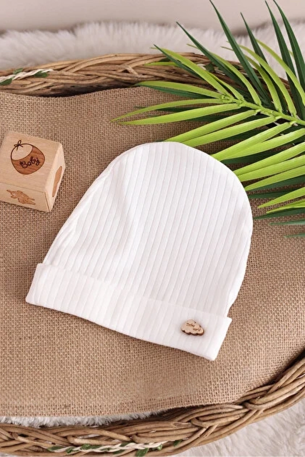 Defne Armalı Bebe Penye Şapka