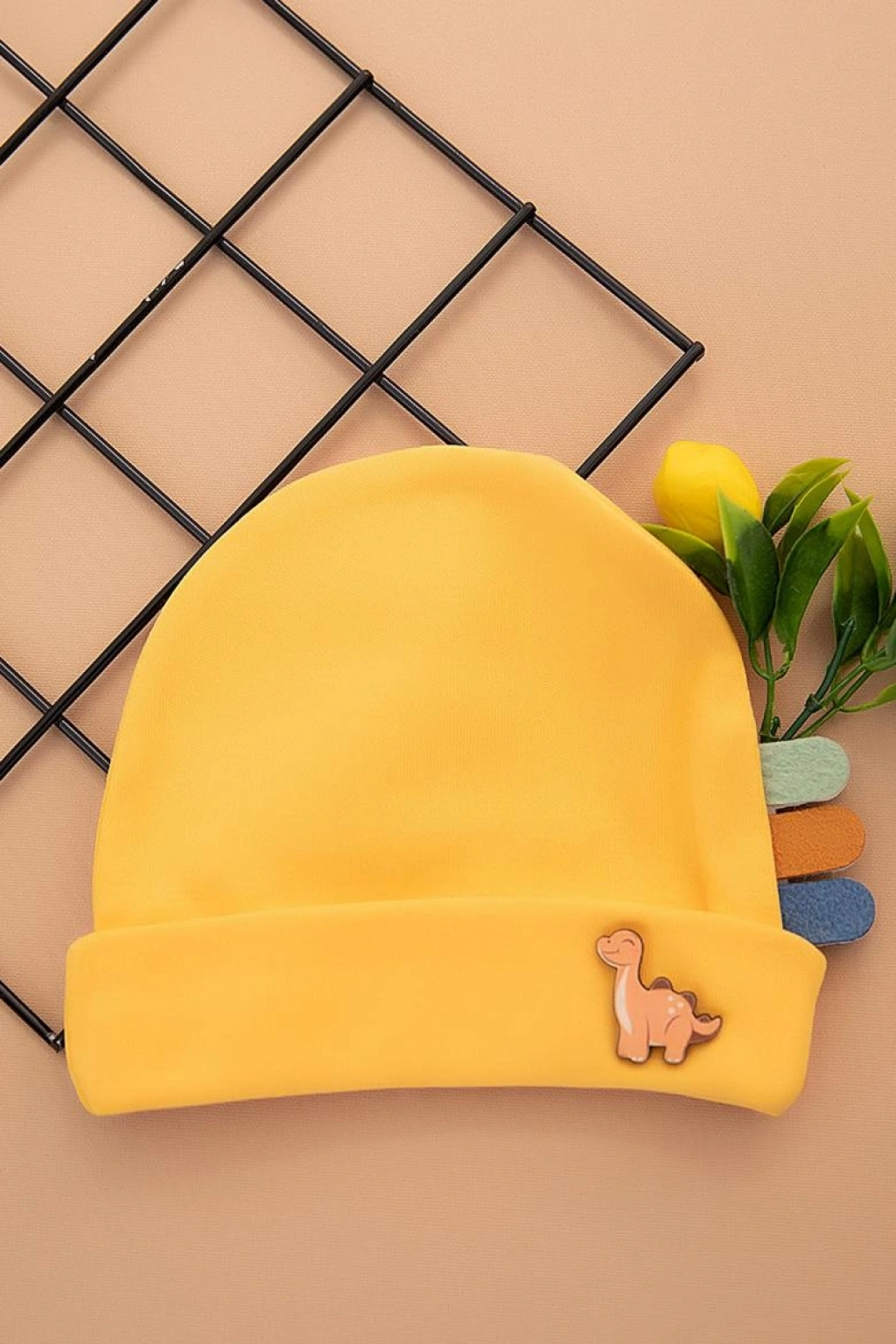 Defne Dinazor Arma Bebe Penye Şapka