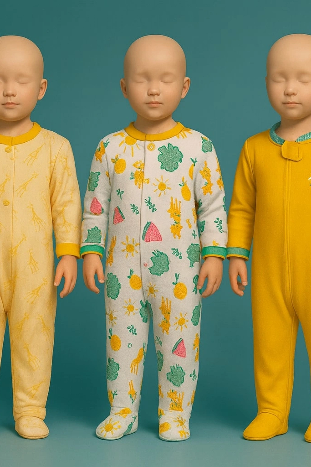 Mıdırık Bebe Karpuzlu 3lü Bebe Tulumu