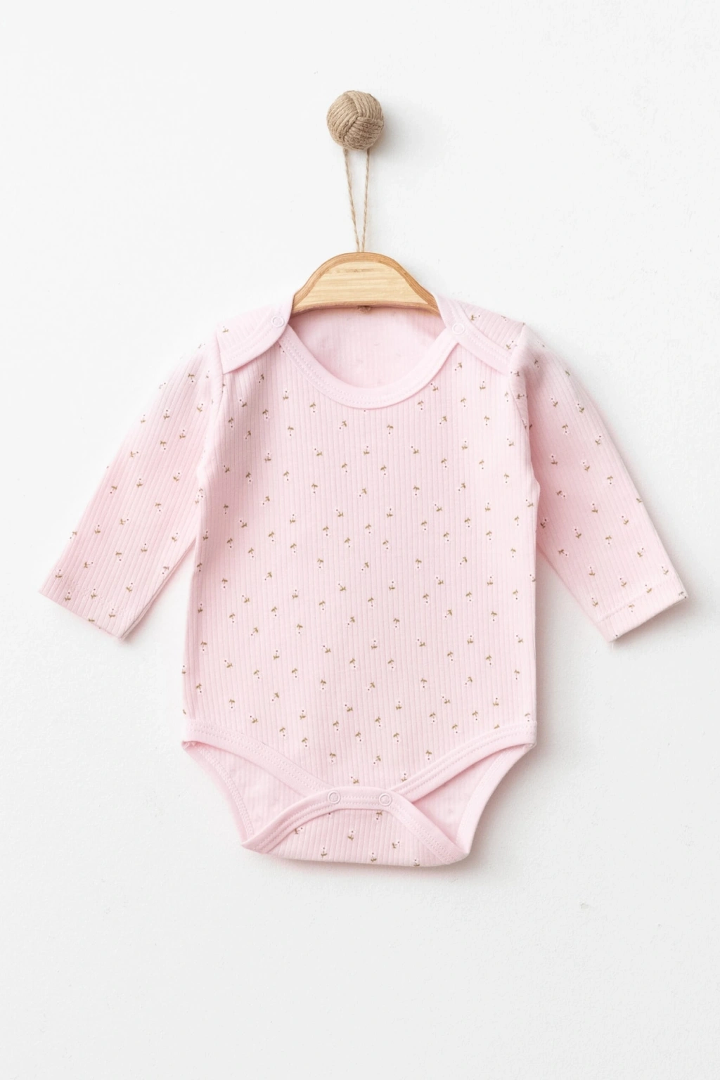 Nayinom Çiçekli Baskılı Yaş Çıtçıtlı Badi