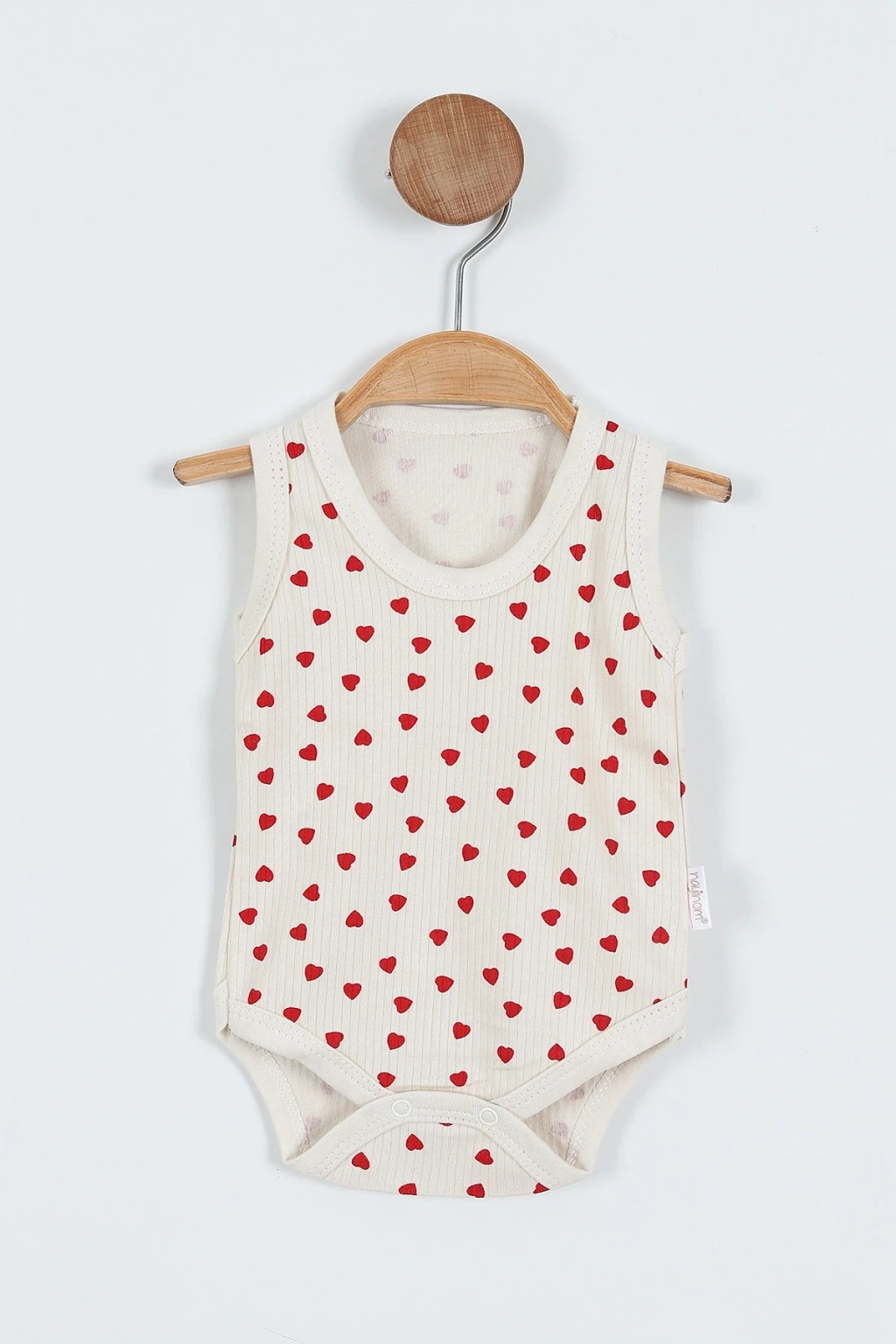 Nayinom Desenli Baskılı Çıtçıtlı Badi