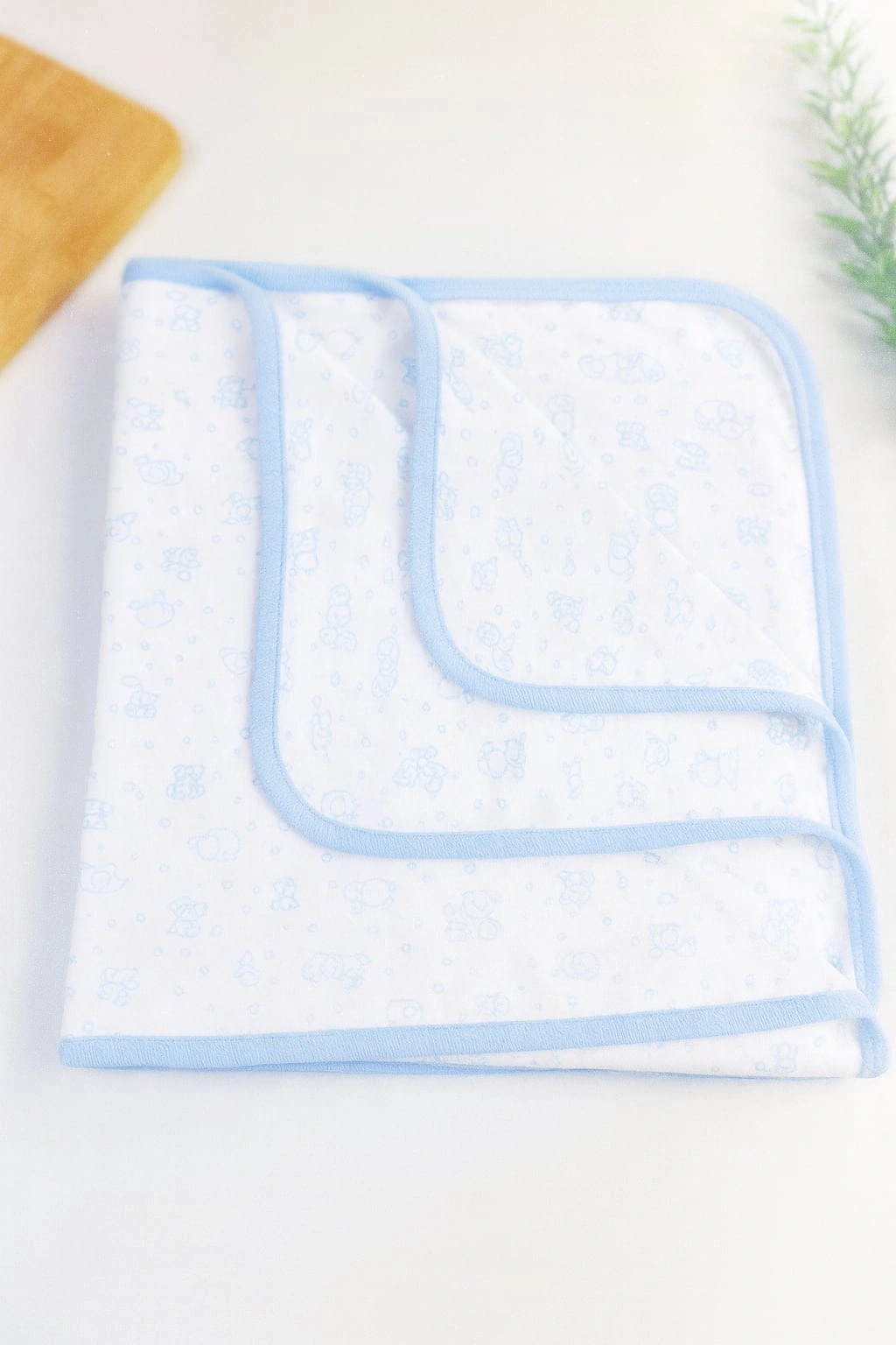 Özlem Bebe Çift Kat Penye Bebek Battaniye