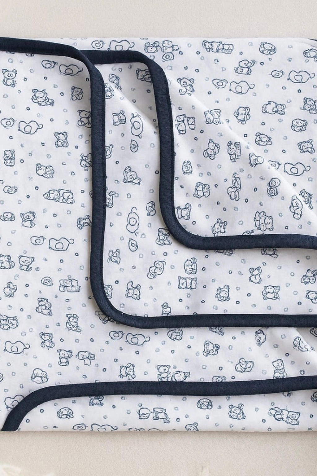 Özlem Bebe Çift Kat Penye Bebek Battaniye