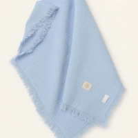 % 100 Pamuk Natural Dört Katlı Müslin Battaniye