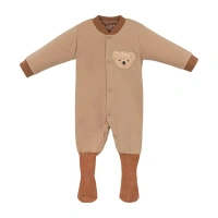 Ayıcık Desenli Bebek Tulumu