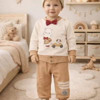 Babyim Papyon Detaylı Erkek Bebek Takımı