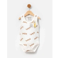 Babytoo Desenli Askılı Çıtçıtlı Badi