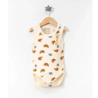 Babytoo Desenli Askılı Çıtçıtlı Badi