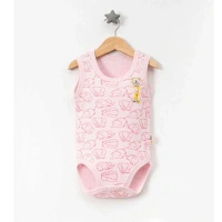 Babytoo Desenli Askılı Çıtçıtlı Badi