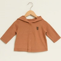 Bebitof Armalı Kapüşonlu Hırka