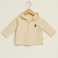 Bebitof Armalı Kapüşonlu Hırka