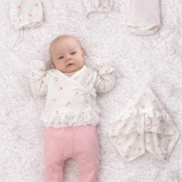 Begisa Çiçekli 8li Hastane Çıkışı Set