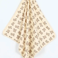 Berço Desenli Penye Battaniye