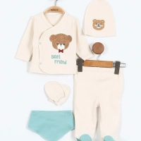 Best Friend Ayıcıklı 5li Bebek Takımı