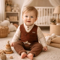 Bobby Köy Ağası 3lü Bebek Takımı Bayramlık