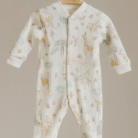 Doğa Detaylı Bebek Tulumu