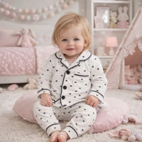 Dolaş Kids Benekli Kız Pijama Takımı