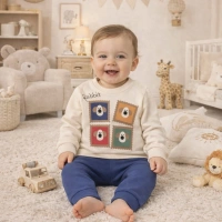 Gonca Bebe Tavşan Penye Erkek Bebek Takım