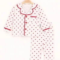 Kalp Baskılı 2li Pijama Takımı
