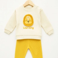 Lion King Baskılı Bebek Takımı