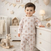 LulBaby Baskılı Bebek  Pijama Takımı