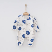 Mini Ayılar Desenli Bebek Tulumu