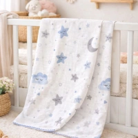 Minnakkaya Müslin Bebek Battaniyesi