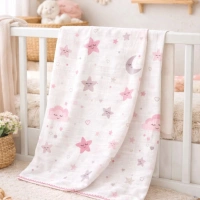 Minnakkaya Müslin Bebek Battaniyesi