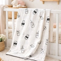 Minnakkaya Müslin Bebek Battaniyesi