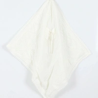 Mızmız Fiyonklu Örgü Bebek Battaniye