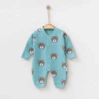 Nayinom Ayı Desenli Bebek Tulumu