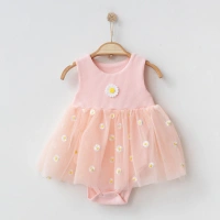 Nayinom Çiçekli & Meyveli Bebe Elbise