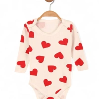 Nayinom Kalp Baskılı Yaş Çıtçıtlı Badi