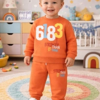 Nazar 6183 Baskılı 3 İp Erkek Bebek Takımı