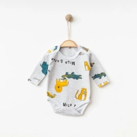 Neyinom Safari Baskılı Yaş Çıtçıtlı Badi