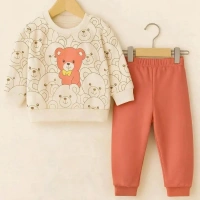 Sevimli Ayılar Desenli Bebek Takımı