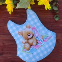 Story Baby Desenli Bağlamalı Önlük