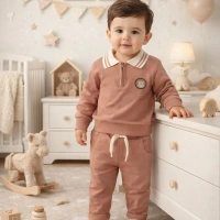 Vovido Polo Yaka Erkek Bebek Takımı