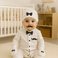 Waffle Nakışlı 3lü Tulum