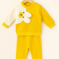 Welsoft Tavşan Detaylı Bebek Takımı