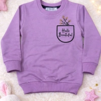 Ykş Kids Hi Basklı Kız Çocuk Sweatshirt