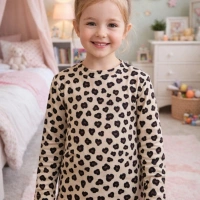 Ykş Kids Leopar Baskılı Kız Çocuk Sweatshirt