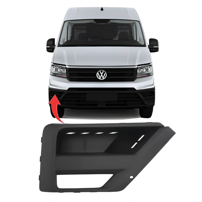 Vw Crafter 2017>> Sağ Sis Kapagı Sisli 7C0853666A